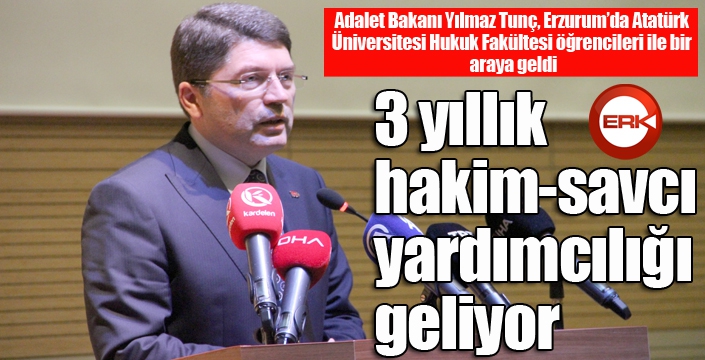 Adalet Bakanı Yılmaz Tunç: 