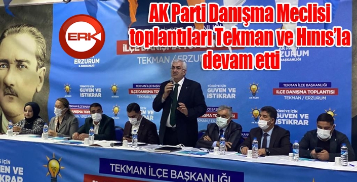 AK Parti Danışma Meclisi toplantıları Tekman ve Hınıs’la devam etti