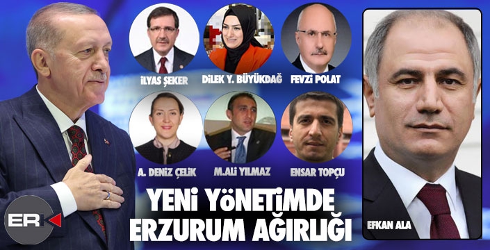 AK Parti'nin yeni yönetiminde Erzurum ağırlığı... Tam 7 isim listede... 