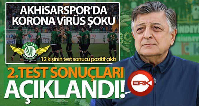 Akhisarspor'da 2.koronavirüs test sonuçları açıklandı