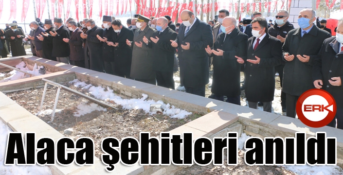 Alaca şehitleri anıldı