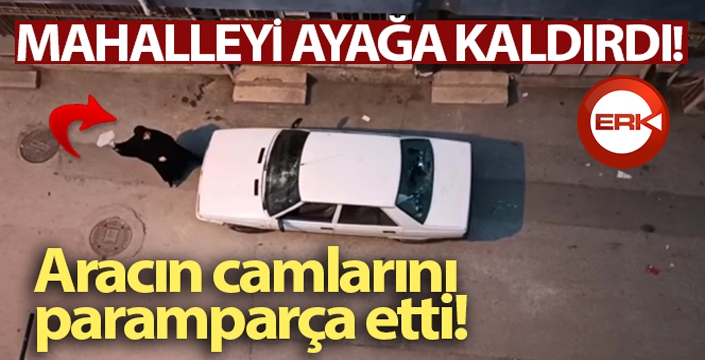 Aldatıldı, mahalleyi ayağa kaldırdı...O anlar kamerada