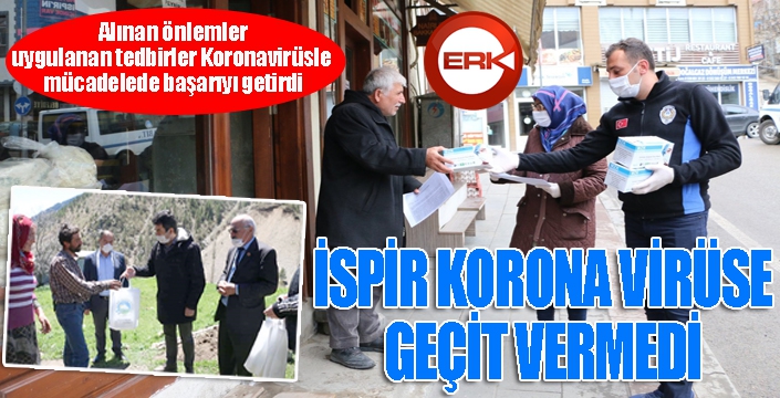 İspir Korona virüse geçit vermedi...