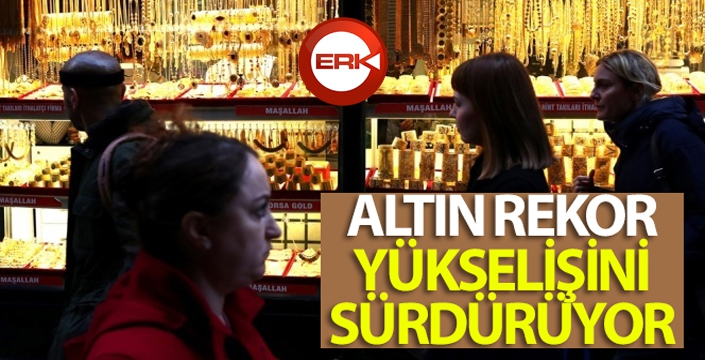 Altın rekor yükselişini sürdürüyor