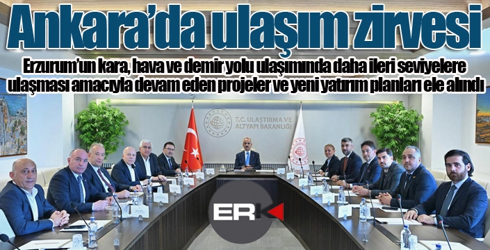 Ankara'da ulaşım zirvesi...