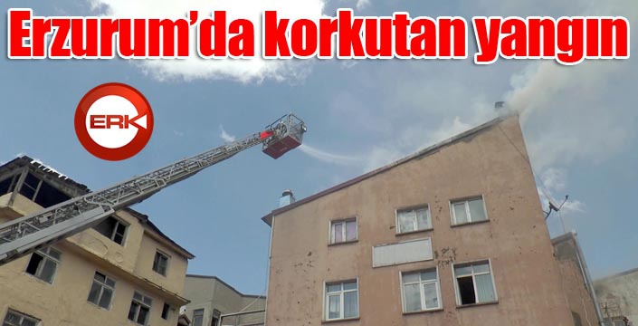 Apartta çıkan yangın korkuttu