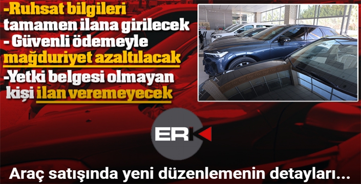 Araç satışında yeni düzenlemeyle dolandırıcılığın önüne geçilecek