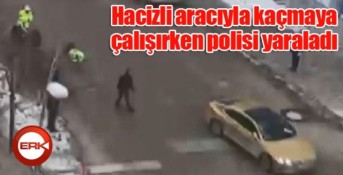 Aracıyla polisi sürükledi, böyle kaçtı