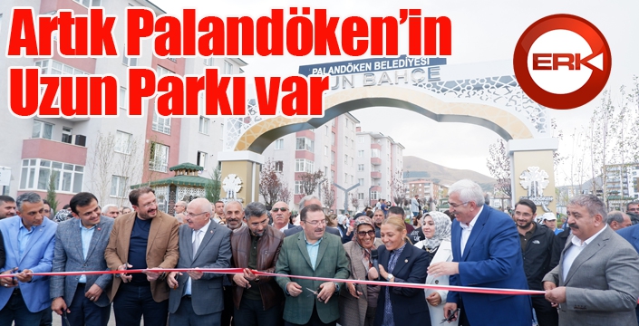 Artık Palandöken’in Uzun Parkı var