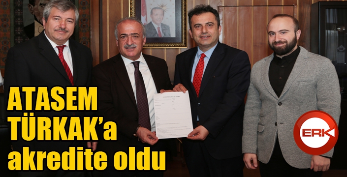 ATASEM, TÜRKAK’a akredite oldu