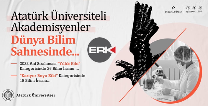 Atatürk Üniversiteli akademisyenler dünya bilim sahnesinde… 