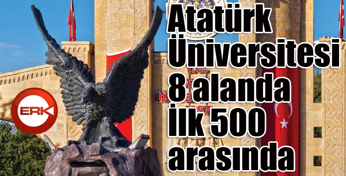 Atatürk Üniversitesi 8 alanda İlk 500 arasında