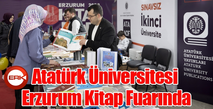 Atatürk Üniversitesi Erzurum Kitap Fuarında