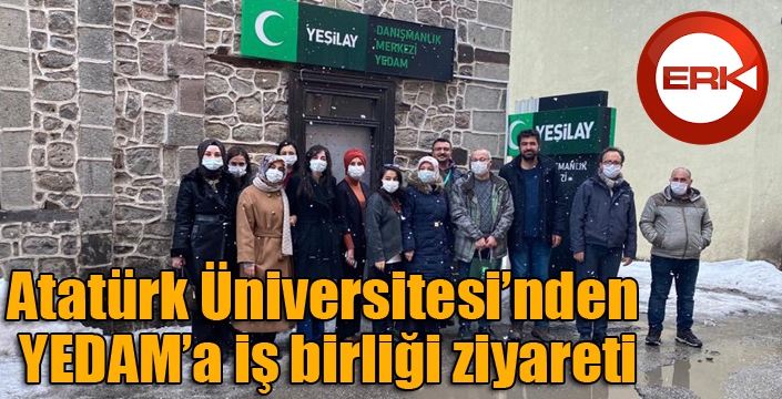 Atatürk Üniversitesi’nden YEDAM’a iş birliği ziyareti