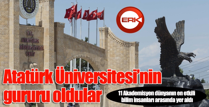 Atatürk Üniversitesi’nin gururu oldular