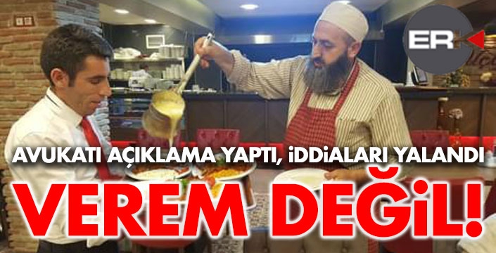 Avukatı açıklama yaptı, verem iddialarını yalanladı