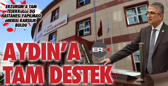 Aydın’ın çağrısına tam destek