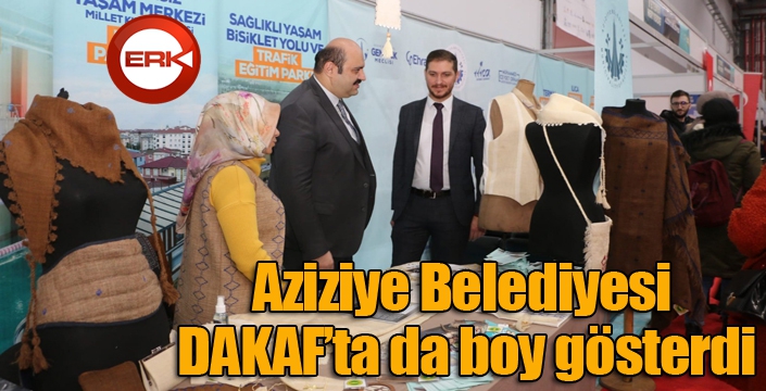 Aziziye Belediyesi DAKAF’ta da boy gösterdi