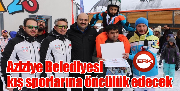 Aziziye Belediyesi kış sporu için spor kulübü hazırlığında