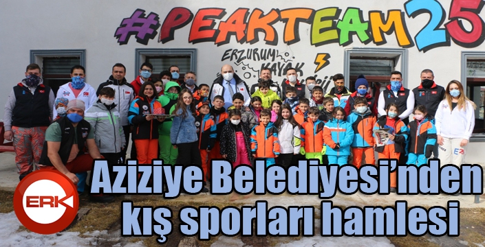 Aziziye Belediyesi’nden kış sporları hamlesi