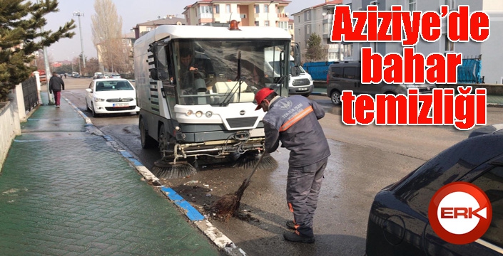 Aziziye’de bahar temizliği devam ediyor