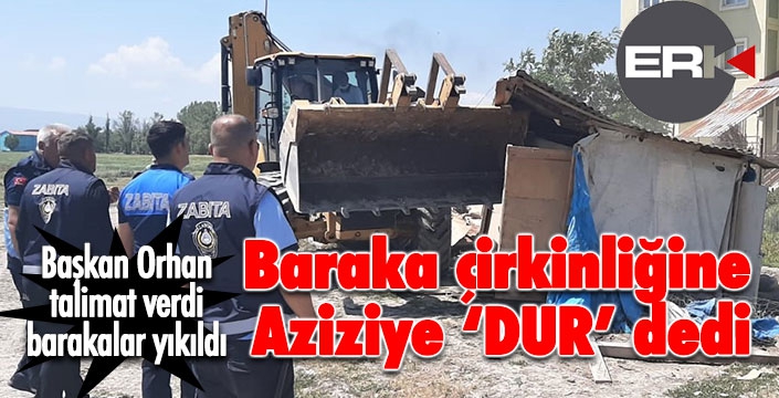 Aziziye'de BARAKA temizliği... 