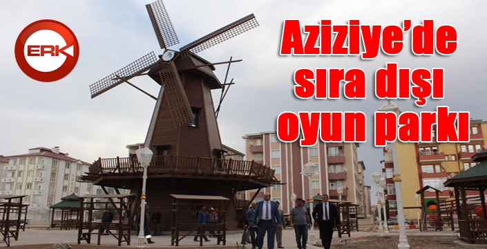 Aziziye’de sıra dışı oyun parkı