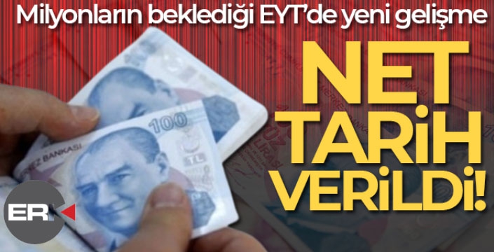 Bakan Bilgin EYT için tarih verdi