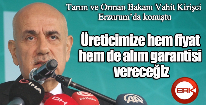 Bakan Kirişci: “Sözleşmeli besi işletmeciliği ile üreticimize hem fiyat hem de alım garantisi vereceğiz”