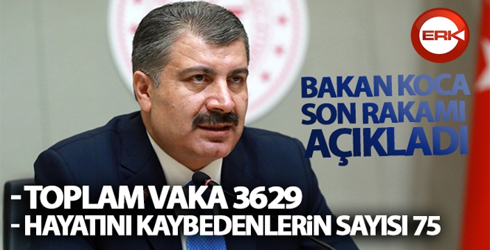 Bakan Koca son rakamı açıkladı!