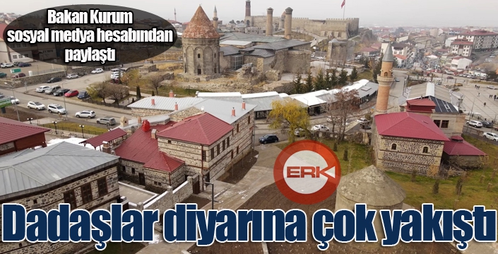 Bakan Kurum’dan Erzurum Kent Meydanı çalışmalarıyla ilgili paylaşım