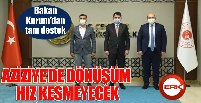 Bakan Kurum’dan tam destek