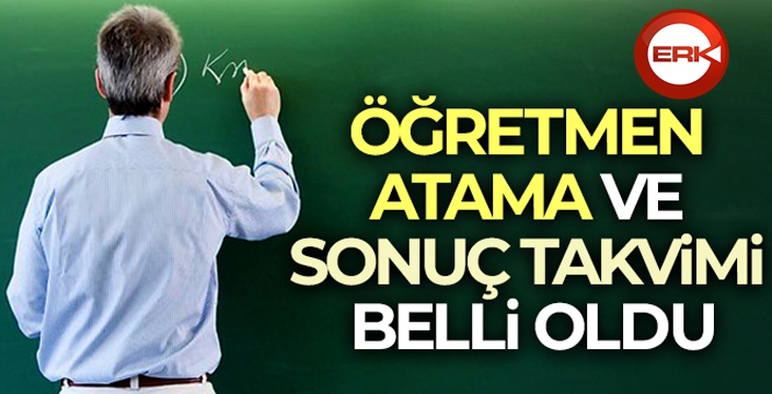 Bakan Özer açıkladı: Öğretmen atama ve sonuç takvimi belli oldu