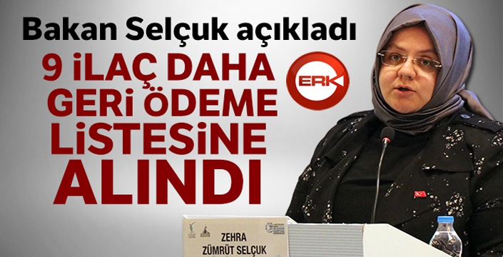 Bakan Selçuk: 'Biri lösemi, 4'ü epilepsi olmak üzere 9 ilacı daha geri ödeme listesine aldık'