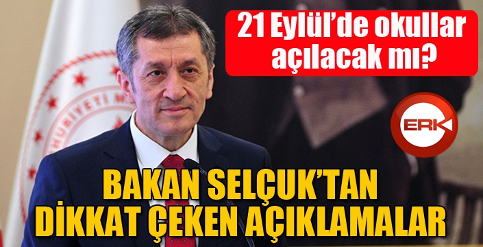 Bakan Selçuk'tan önemli açıklamalar