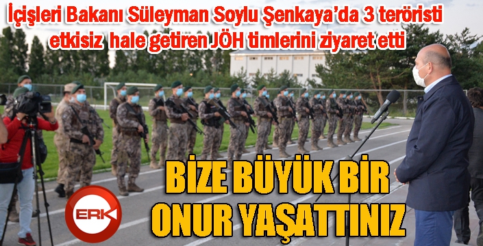 Bakan Soylu Erzurum'daydı...