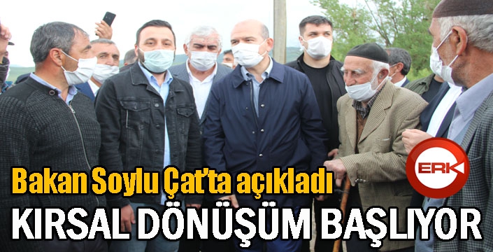 Bakan Soylu: Kırsal dönüşüm başlıyor...