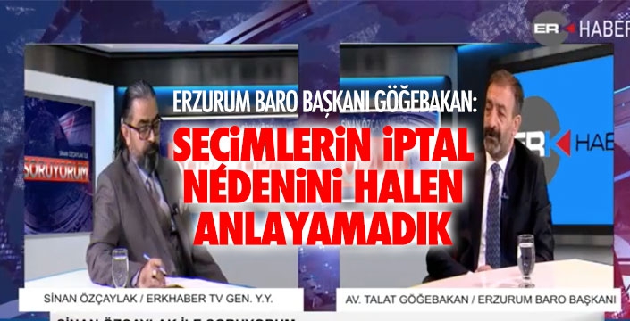 Baro Başkanı Göğebakan Soruyorum'un konuğu oldu