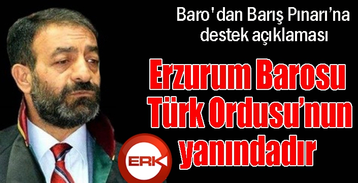 Baro'dan Barış Pınarı’na destek açıklaması