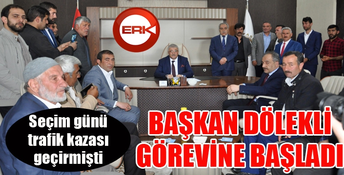 Başkan Ahmet Dölekli görevine başladı