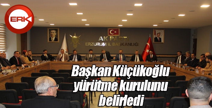 Başkan Küçükoğlu yürütme kurulunu belirledi