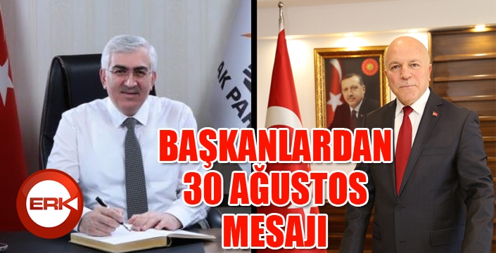 Başkan Öz ve Başkan Sekmen'den Zafer Bayramı mesajı...