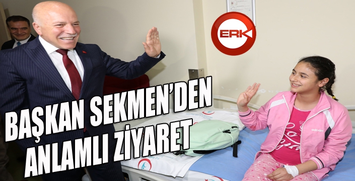 Başkan Sekmen’den anlamlı ziyaret