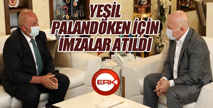 Başkan Sekmen’den “Yeşil Palandöken” imzası