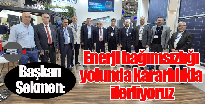 Başkan Sekmen: 