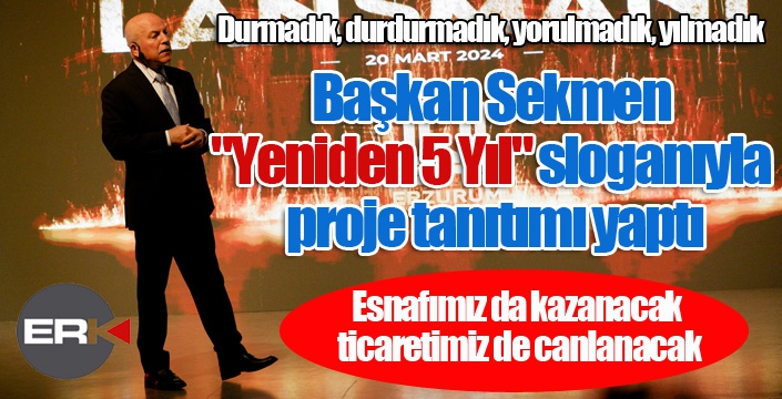 Başkan Sekmen 