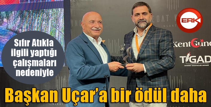 Başkan Uçar’a bir ödül daha