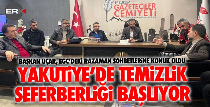 Başkan Uçar temizlik seferberliği başlatıyor