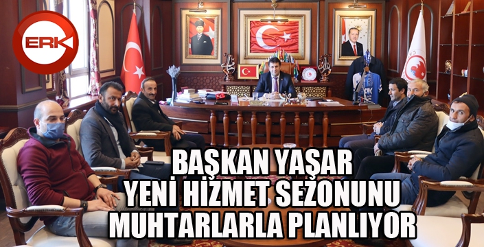 Başkan Yaşar, muhtarlarla bir araya geldi...