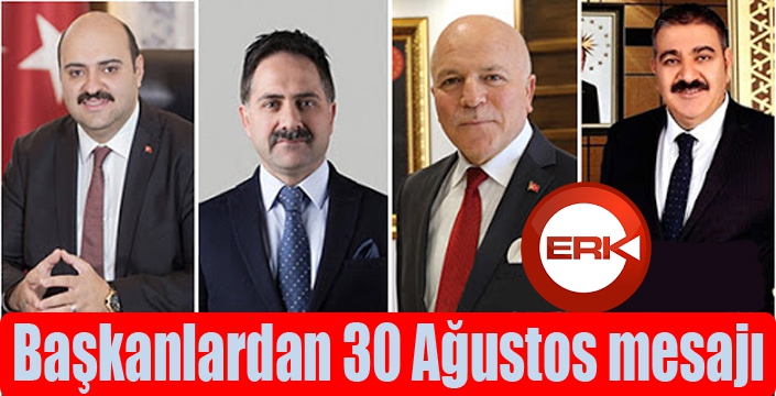 Başkanlardan 30 Ağustos mesajı...